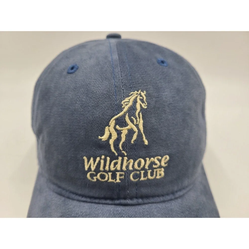 Wildhorse Golf Club at‎ Robson Ranch Strapback Adjustable Hat Cap Men Women Blue